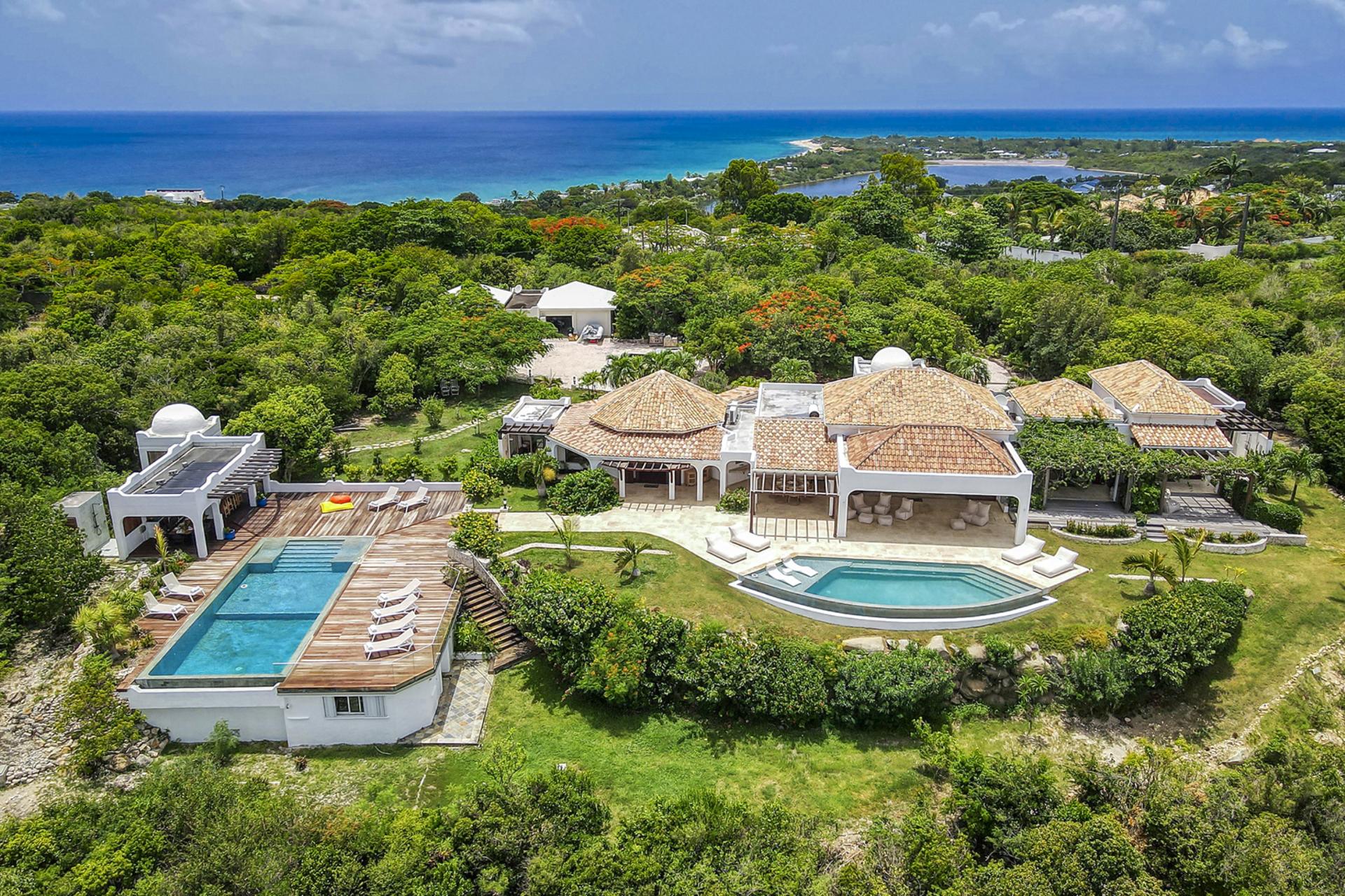 A louer villa 3 chambres Simpson Bay Saint Martin_ Vue d'ensemble - 1
